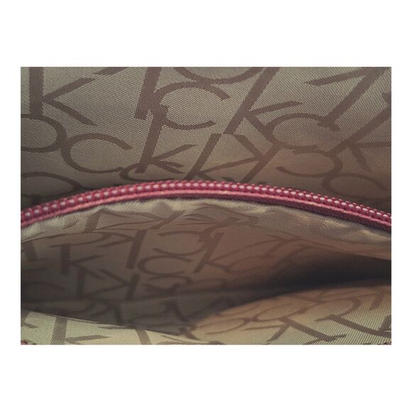 Calvin Klein Purple Crossbody Bag Purse Excellent - Picture 9 of 12